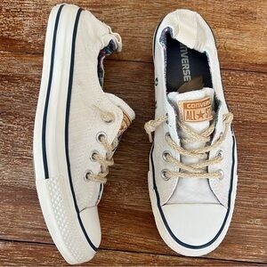 Converse Chuck Taylor All Star Shoreline Low Top Slip On Off-White Women’s 8